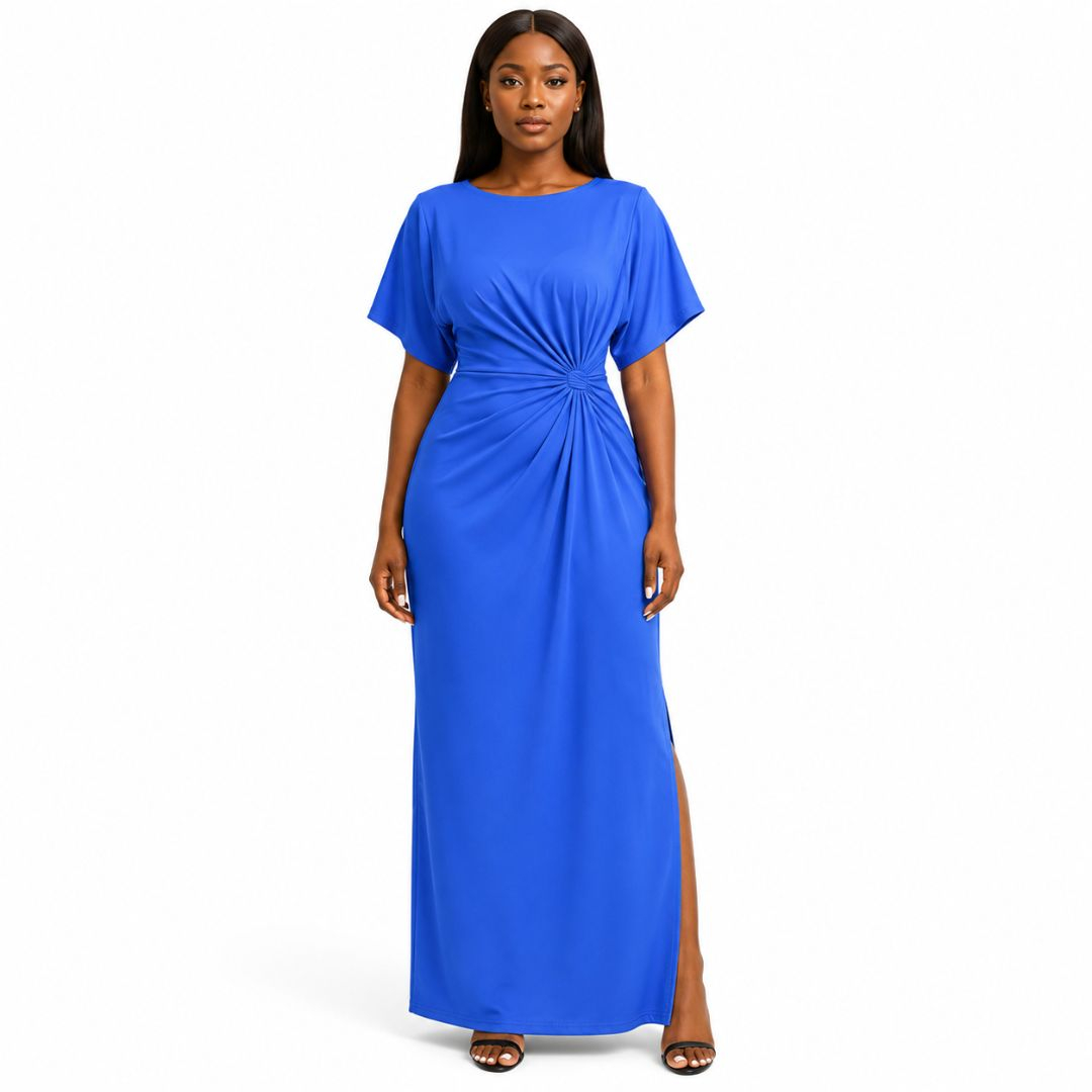 Cobalt Blue Luxe Twill Fabric for Fashion & Tailoring