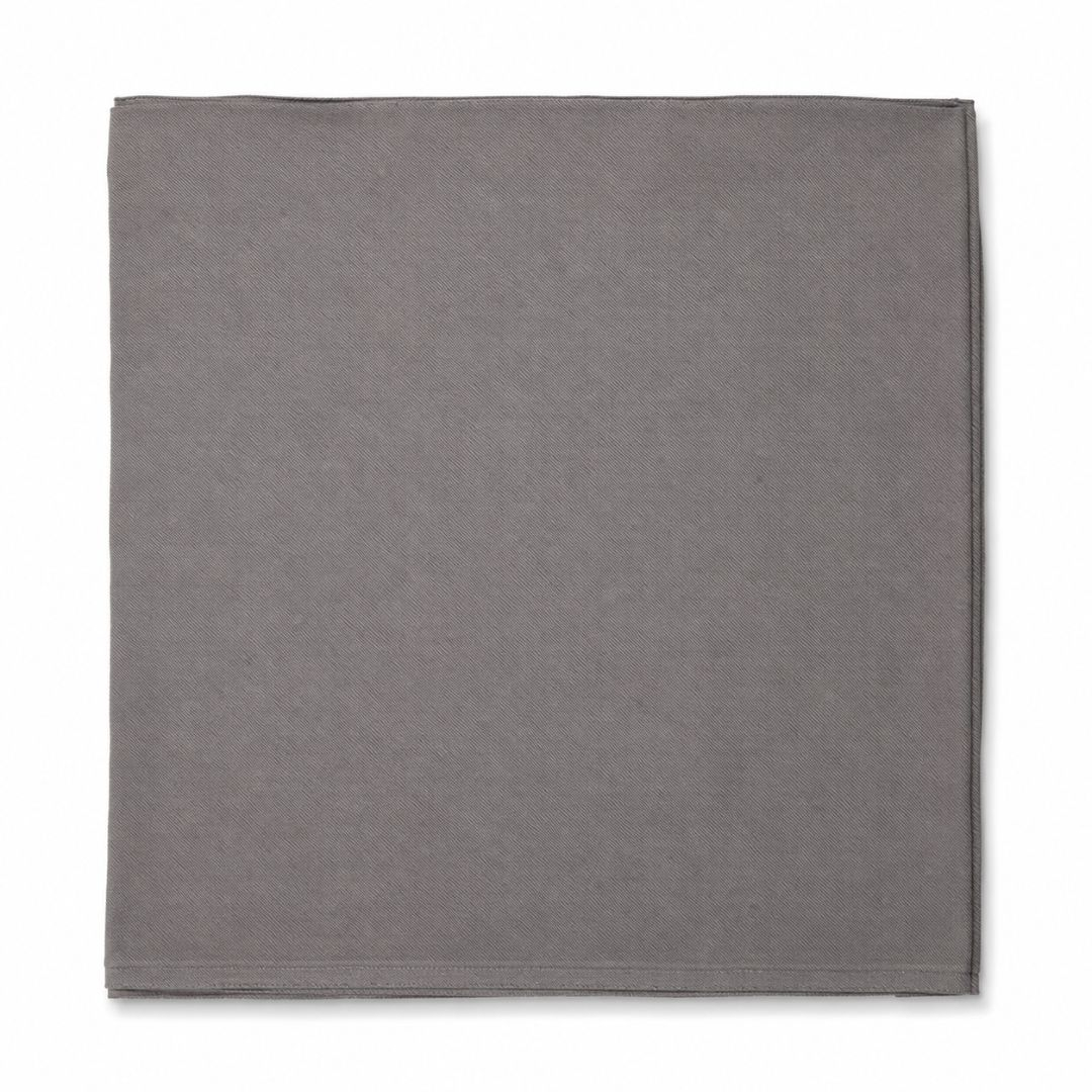 Charcoal Grey Luxe qTwill Fabric for Fashion & Tailoring