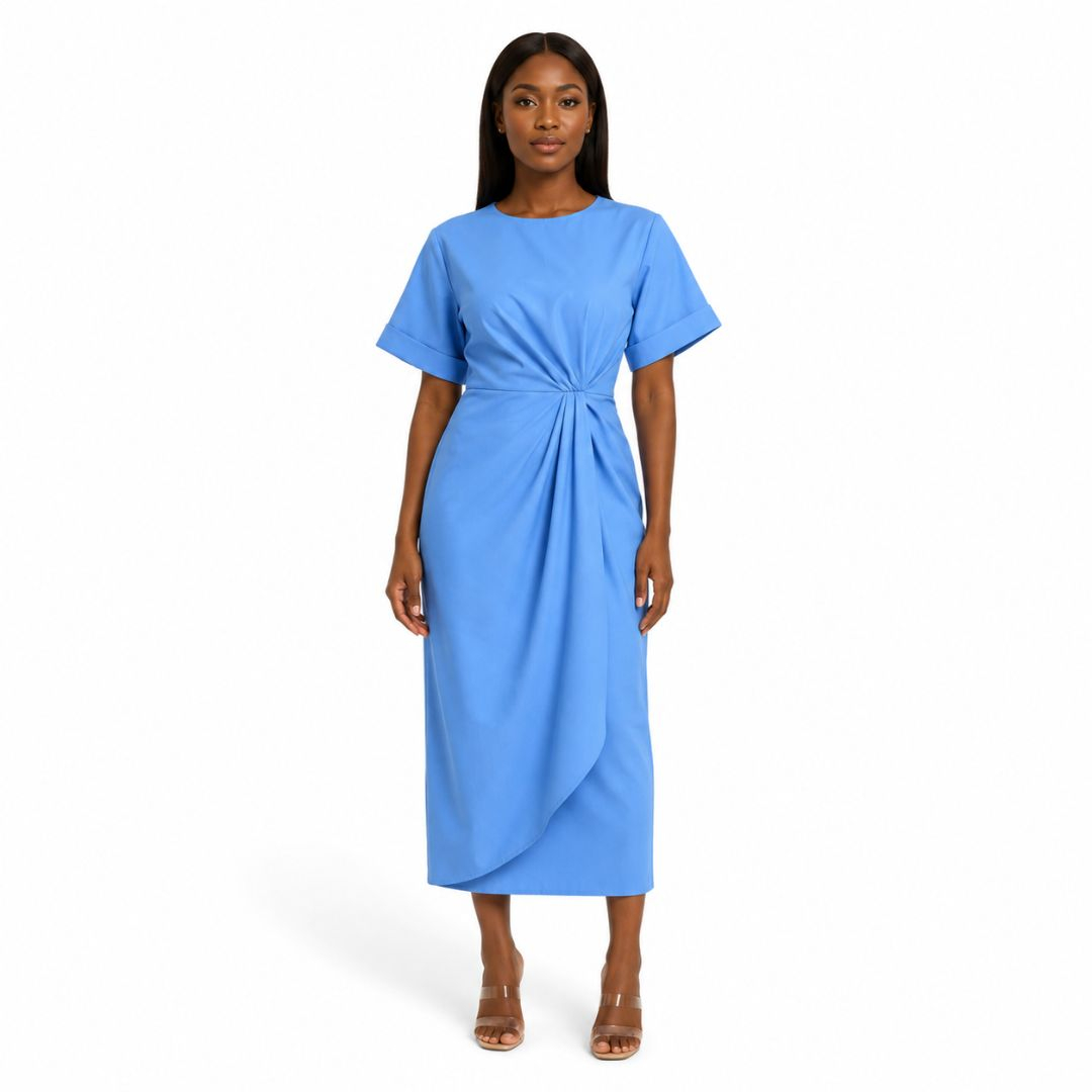Premium Sky Blue Twill Cotton Fabric