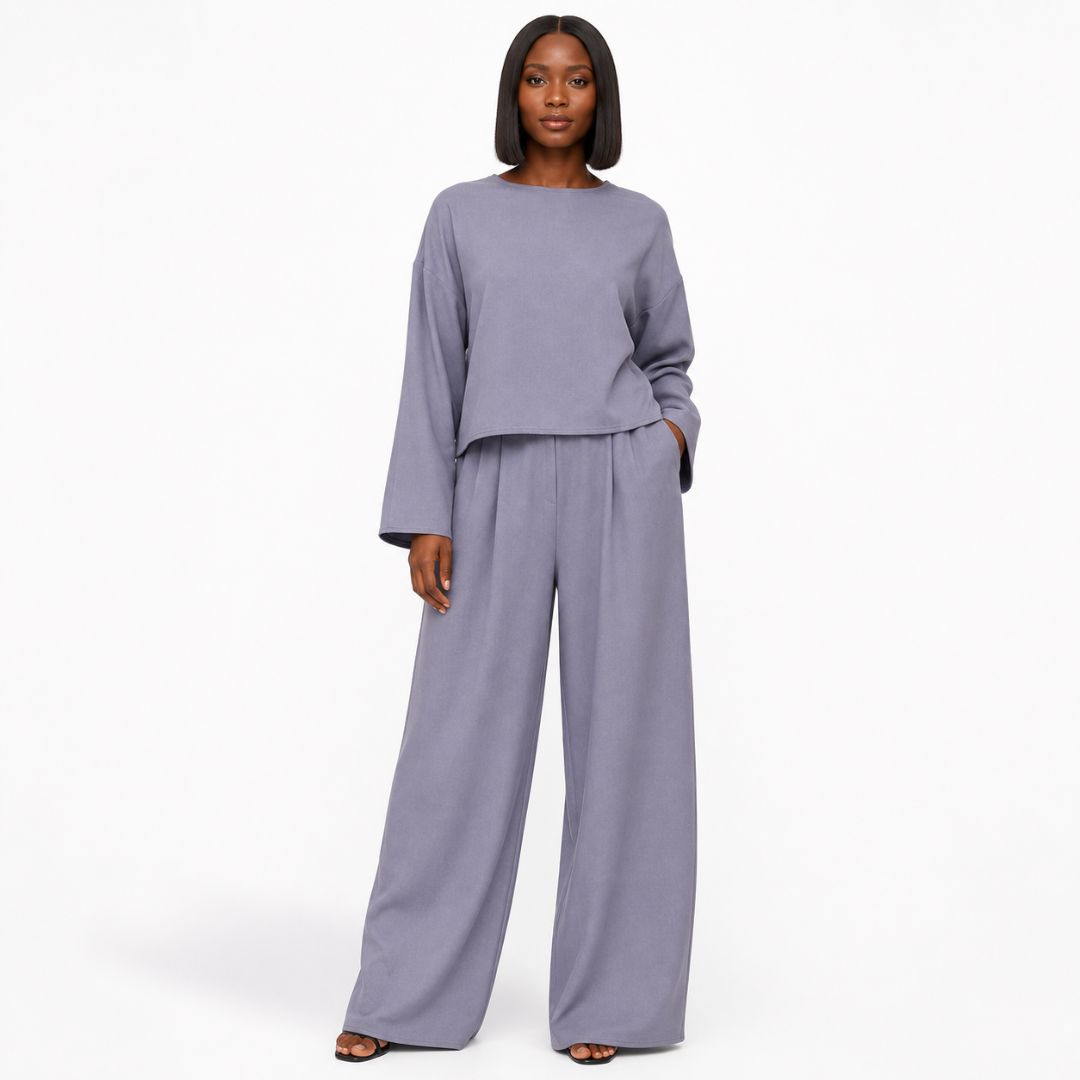 Dove Grey Luxe  Senator Fabric for Fashion & Tailoring