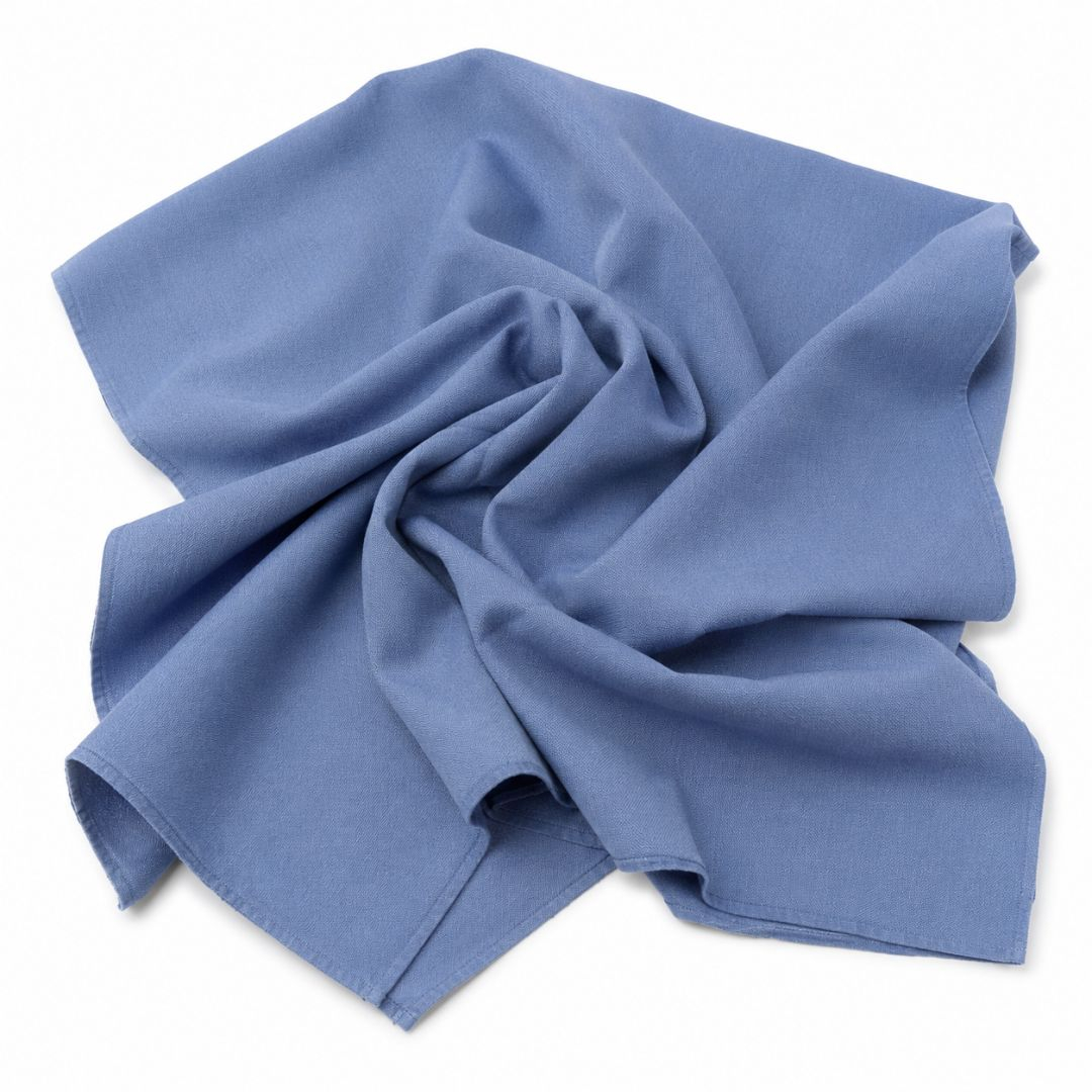 Steel Blue Luxe Senator Fabric for Fashion & Tailoring