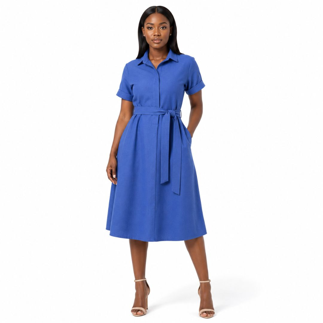 Premium Royal Blue Stock Fabric for senator