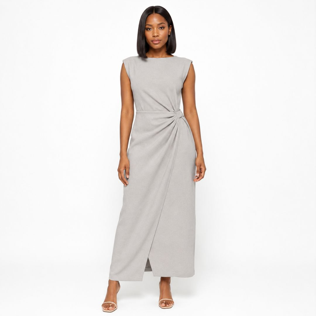 Premium Light Grey Stock fabric for senator