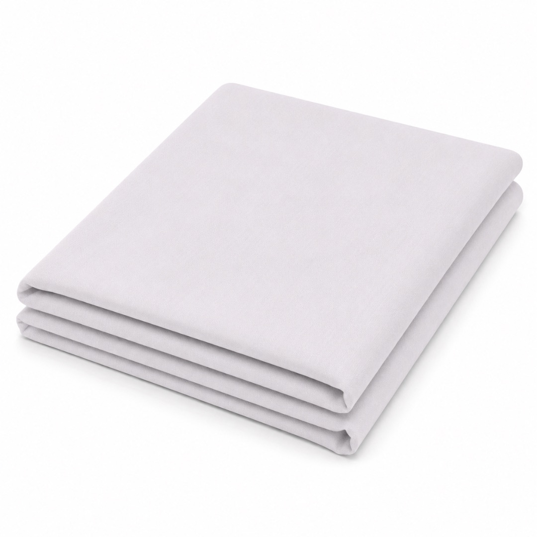 Premium Plain White Stock Fabric Material