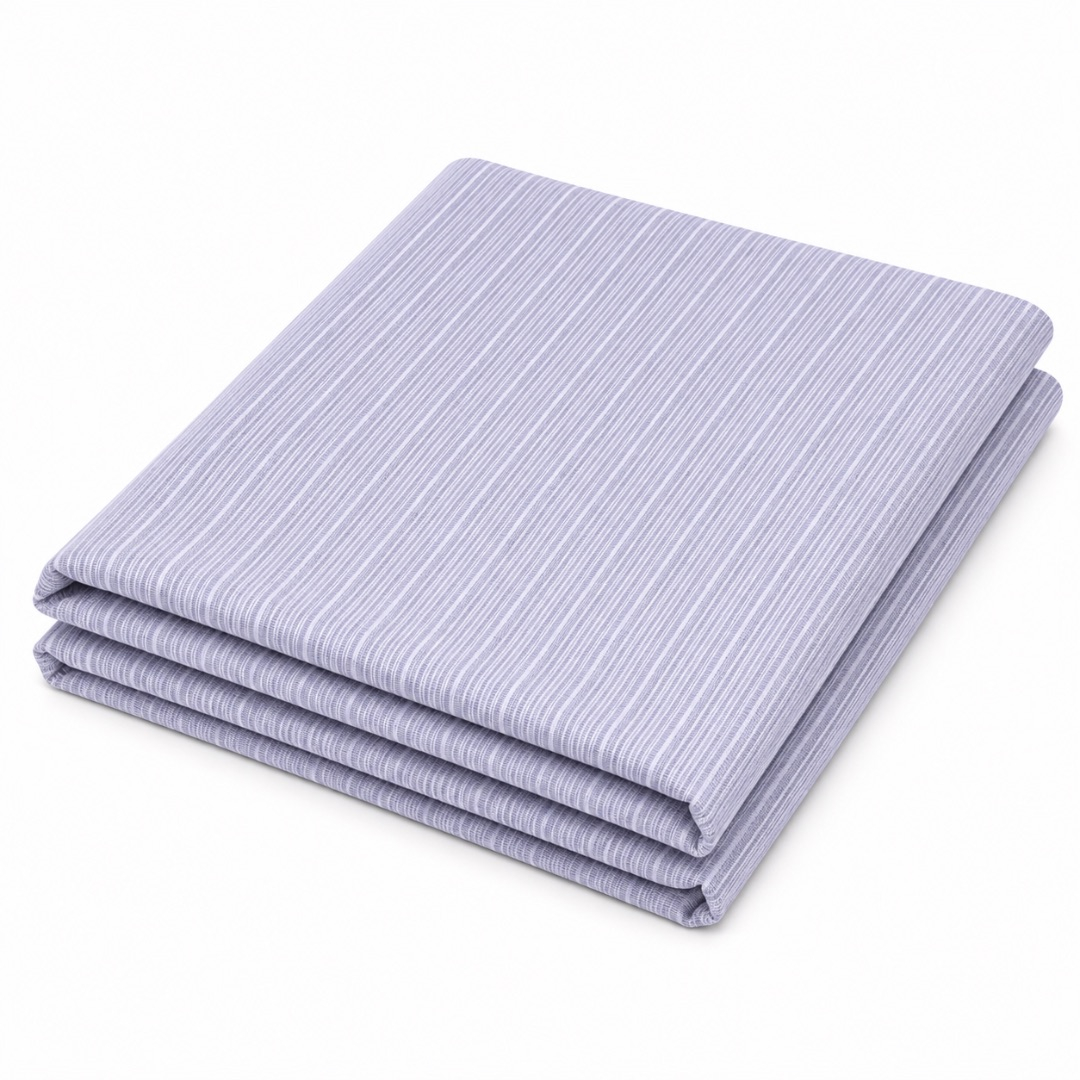 Premium Grey Pinstripe Stock Fabric Material