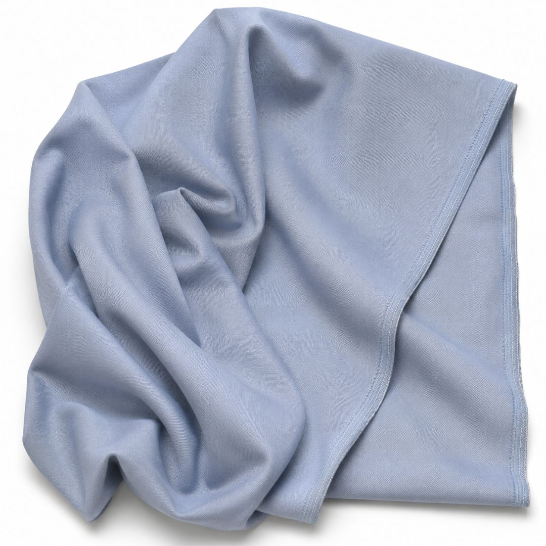 Sky Blue Plain Jonkoso Fabric
