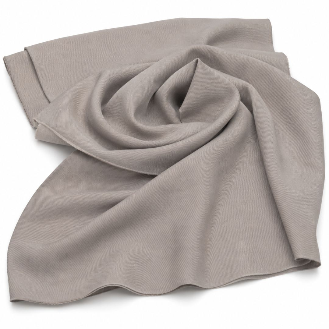 Light Grey Plain Jonkoso Fabric