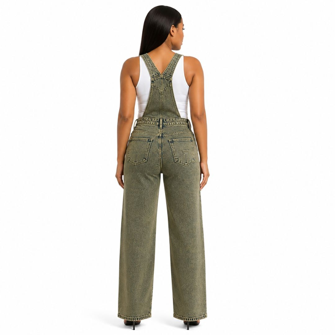 Premium Denim Straight Leg Dungarees