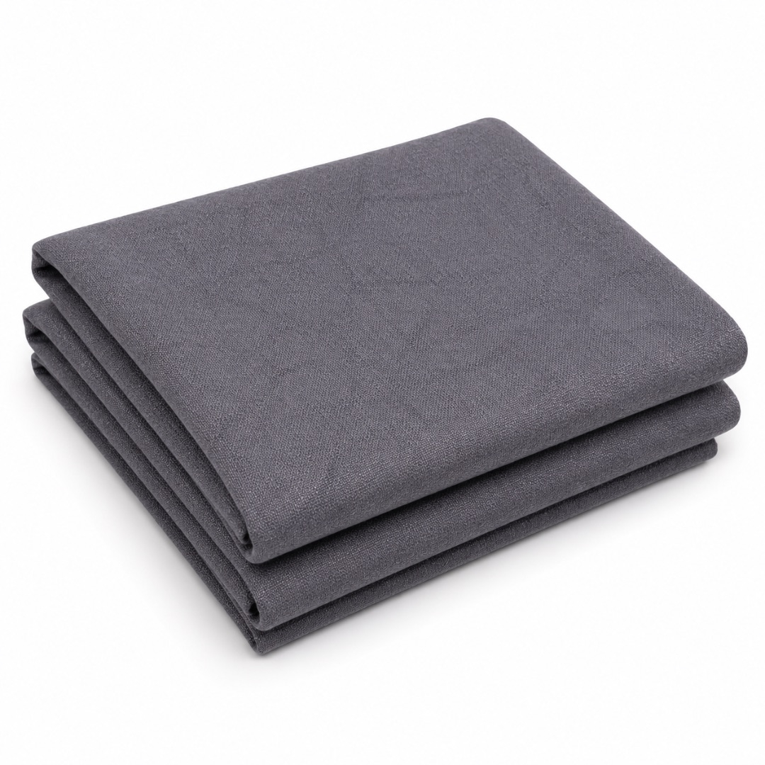 Premium Birdseye Stock Suiting Fabric    Charcoal Grey