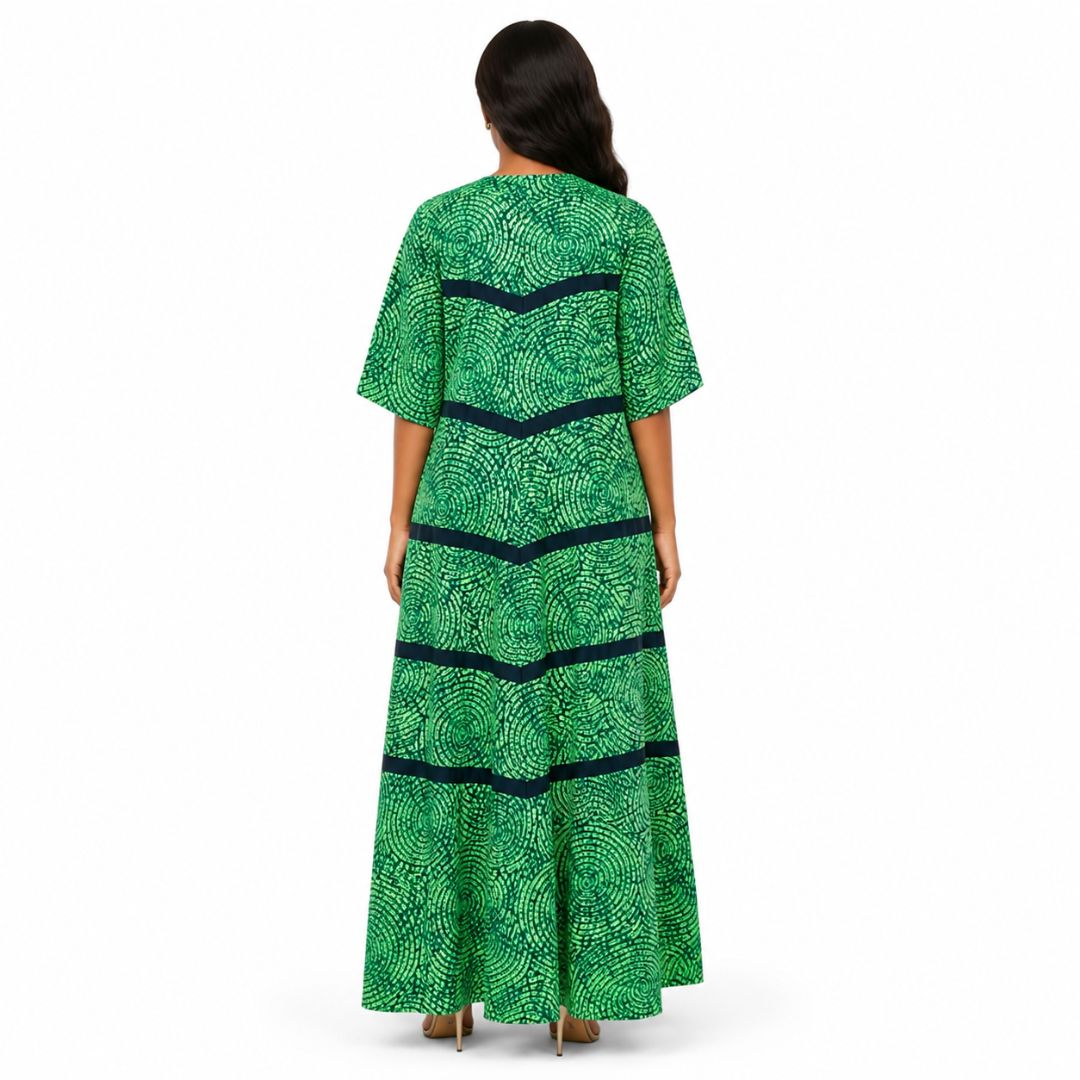 Womens Printed Maxi Dress