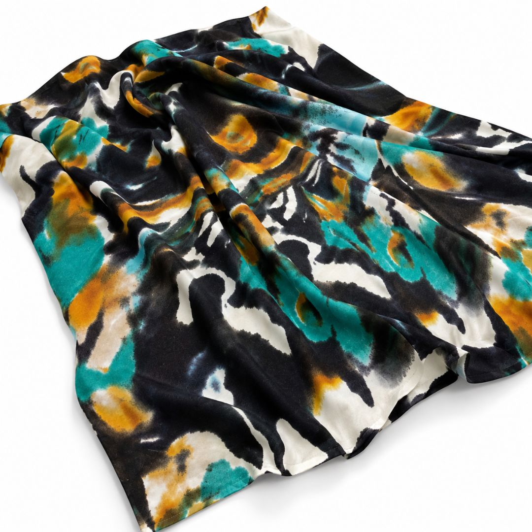Vintage Floral Print Fabric