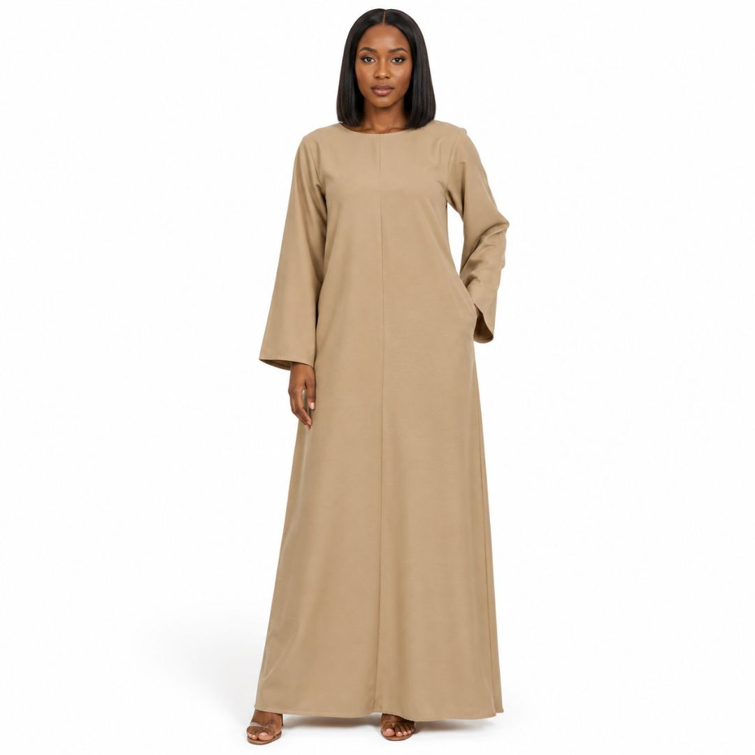 Vintage Plain Twill Fabric Khaki
