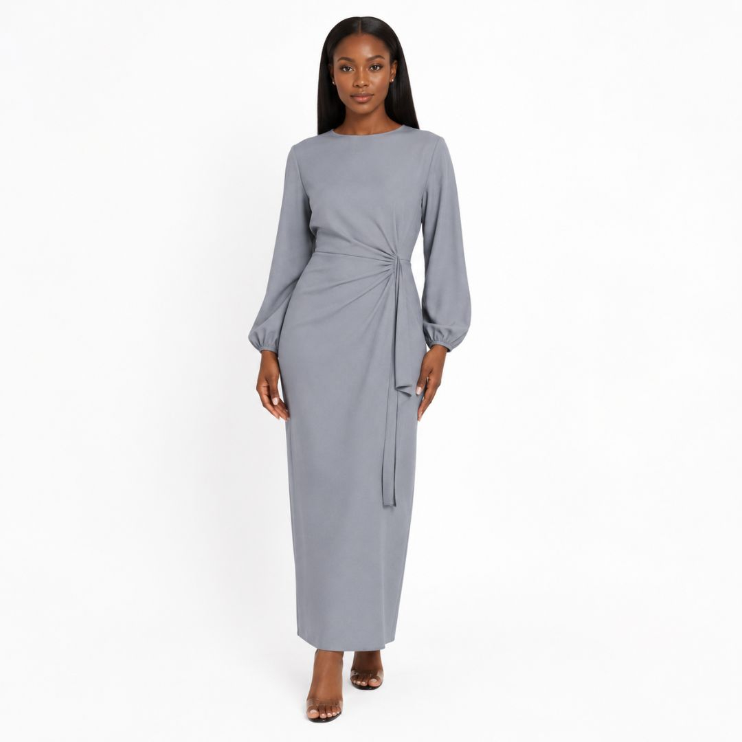 Light Grey Tensile Fabric for Tailoring