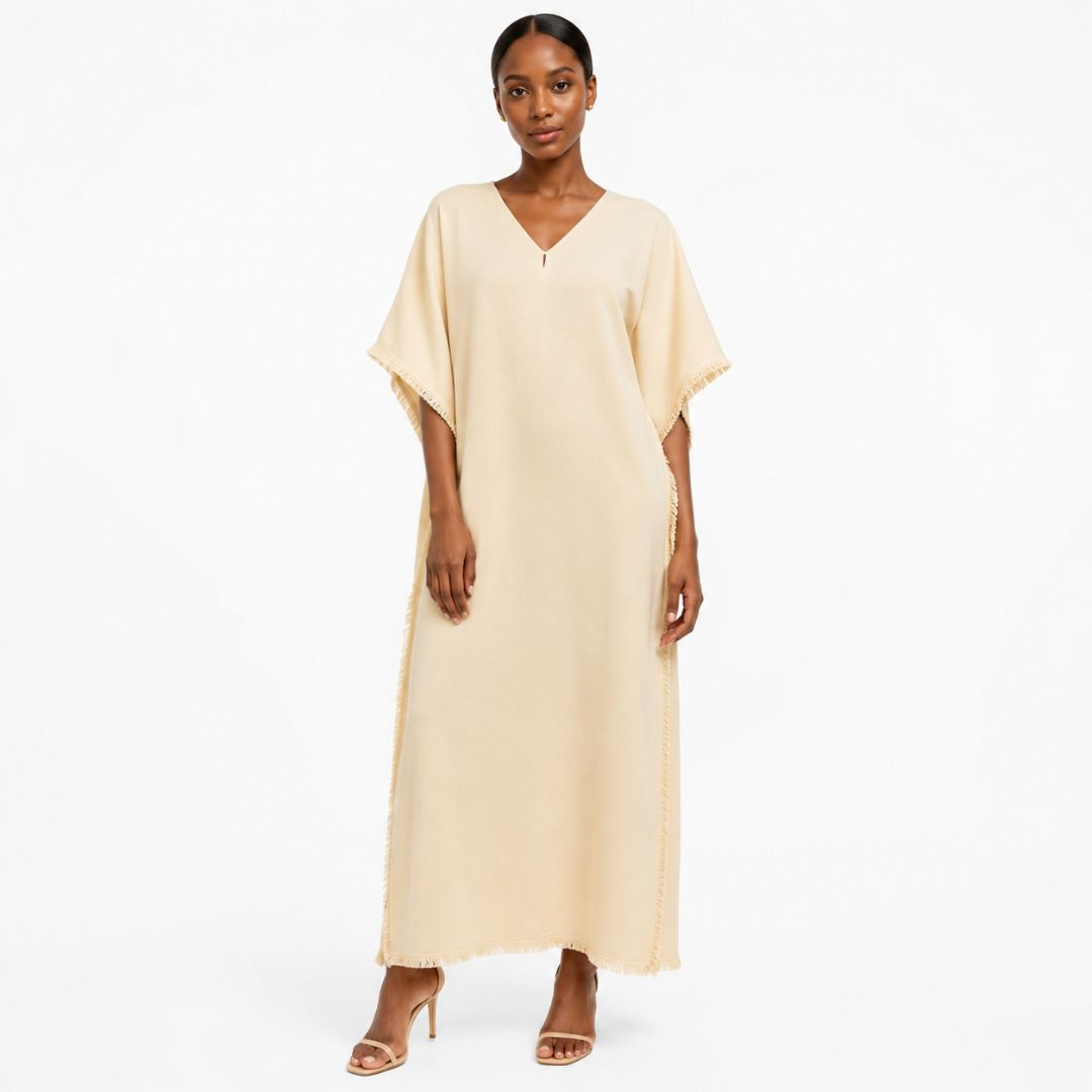 Jokonso Plain Cream Fabric