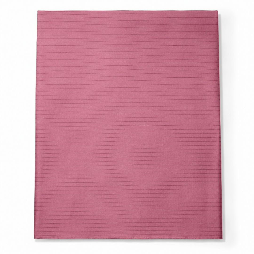 Dusty Rose Pinstripe Virgin Wool Fabric
