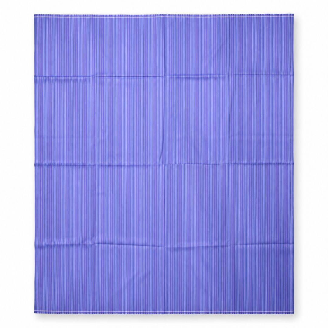 Blue Multi Stripe Virgin Wool Fabric for Suits, Blazers & Luxury Tailoring
