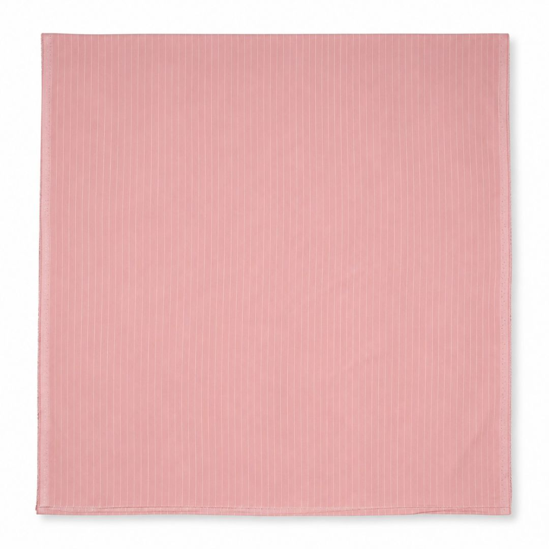 Blush Pinstripe Suiting Fabric