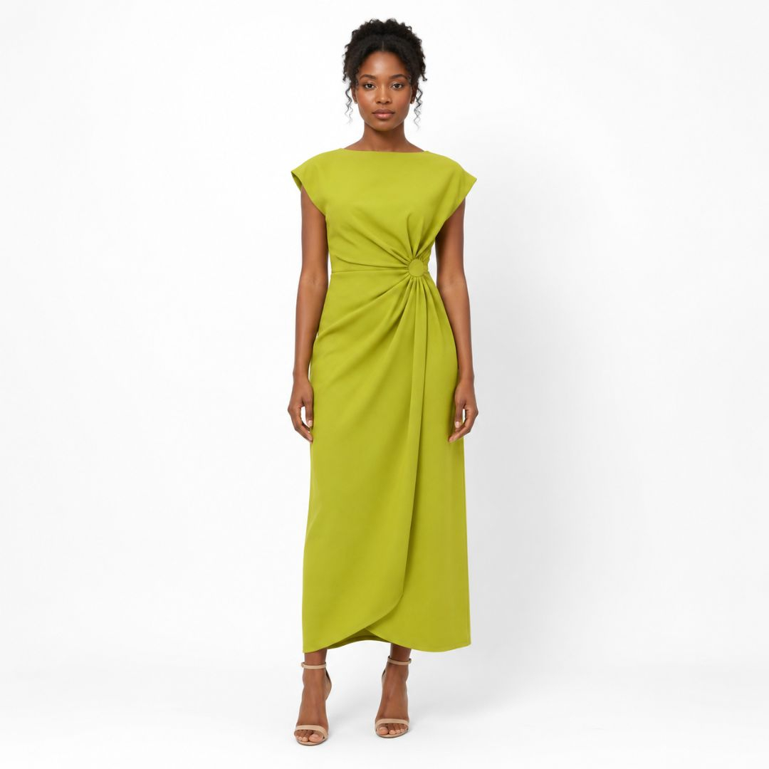 Jonkoso Premium Lime Green Twill Fabric