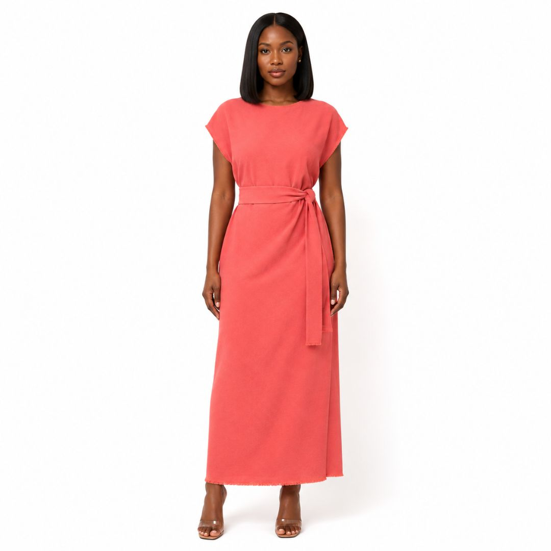 Coral Blaze Jonkoso Fabric