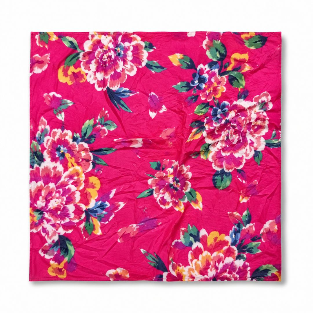 Scarlet Bloom Jean material