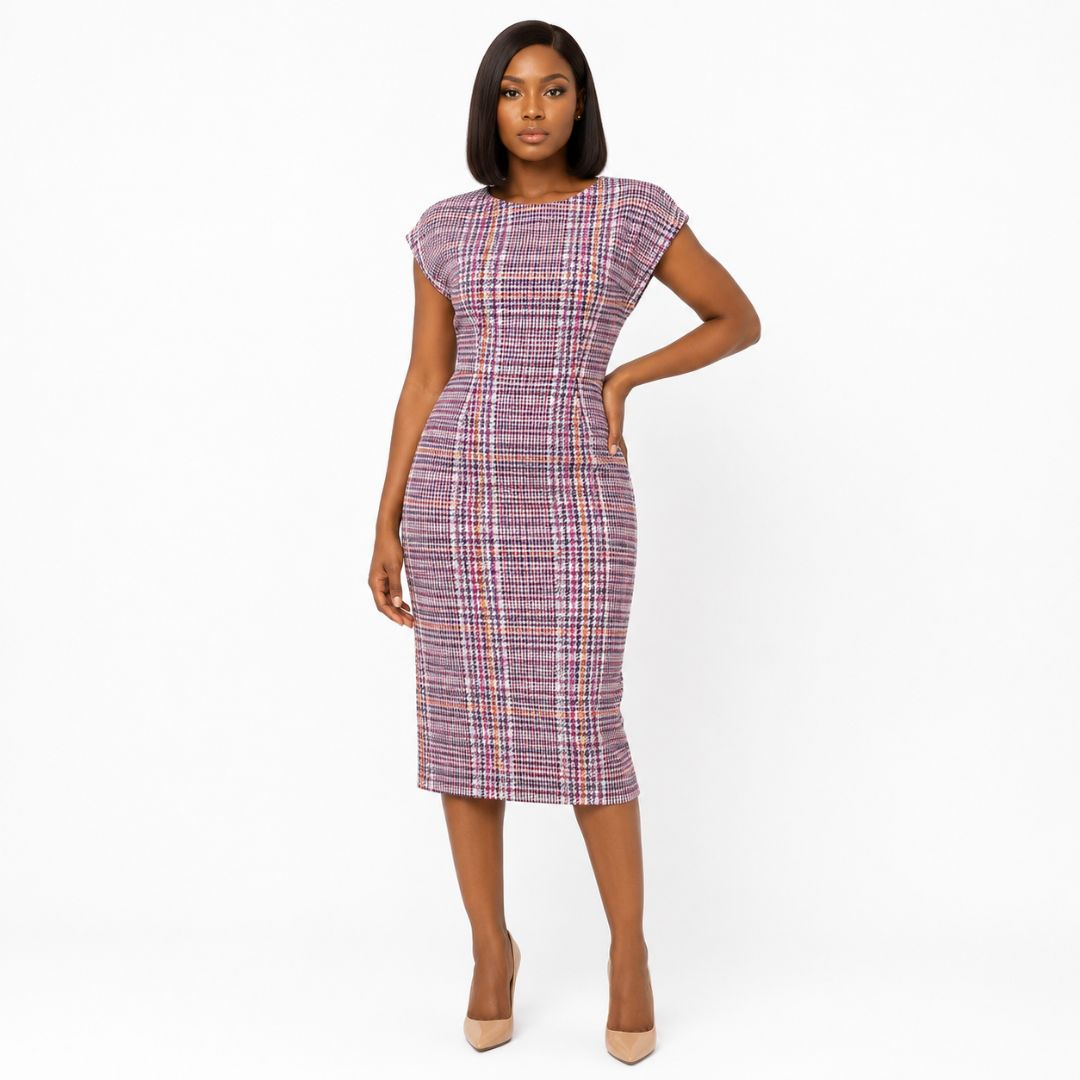 Glen Plaid Thick Suiting Material