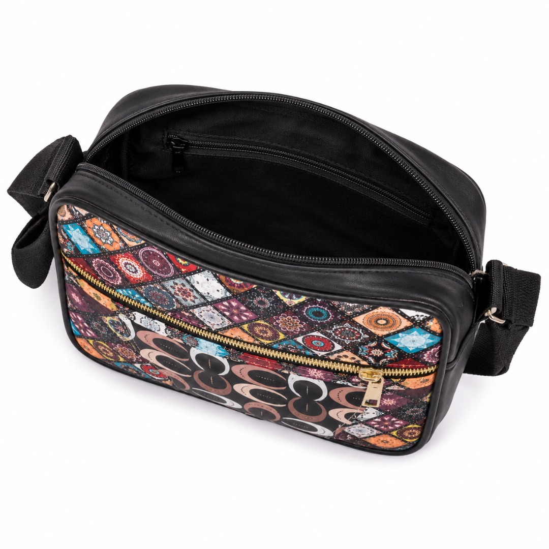 Premium Printed Crossbody Shoulder Bag     Multi Color Messenger Bag