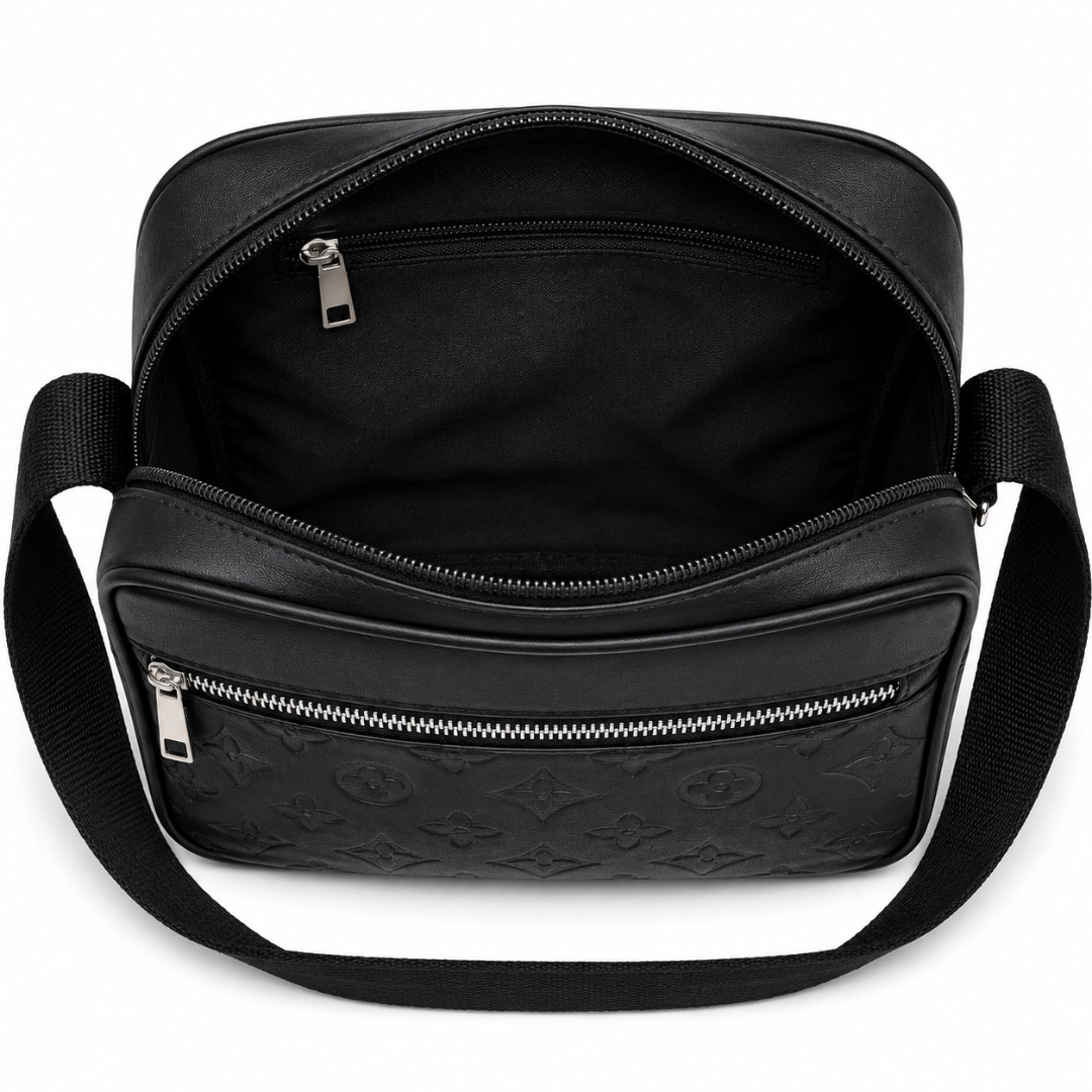 Premium Black Crossbody Shoulder Bag