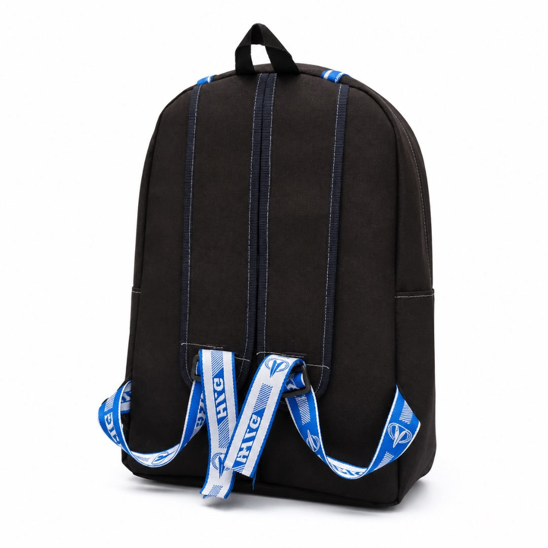 Premium Multi Purpose School Backpack    Black and Blue