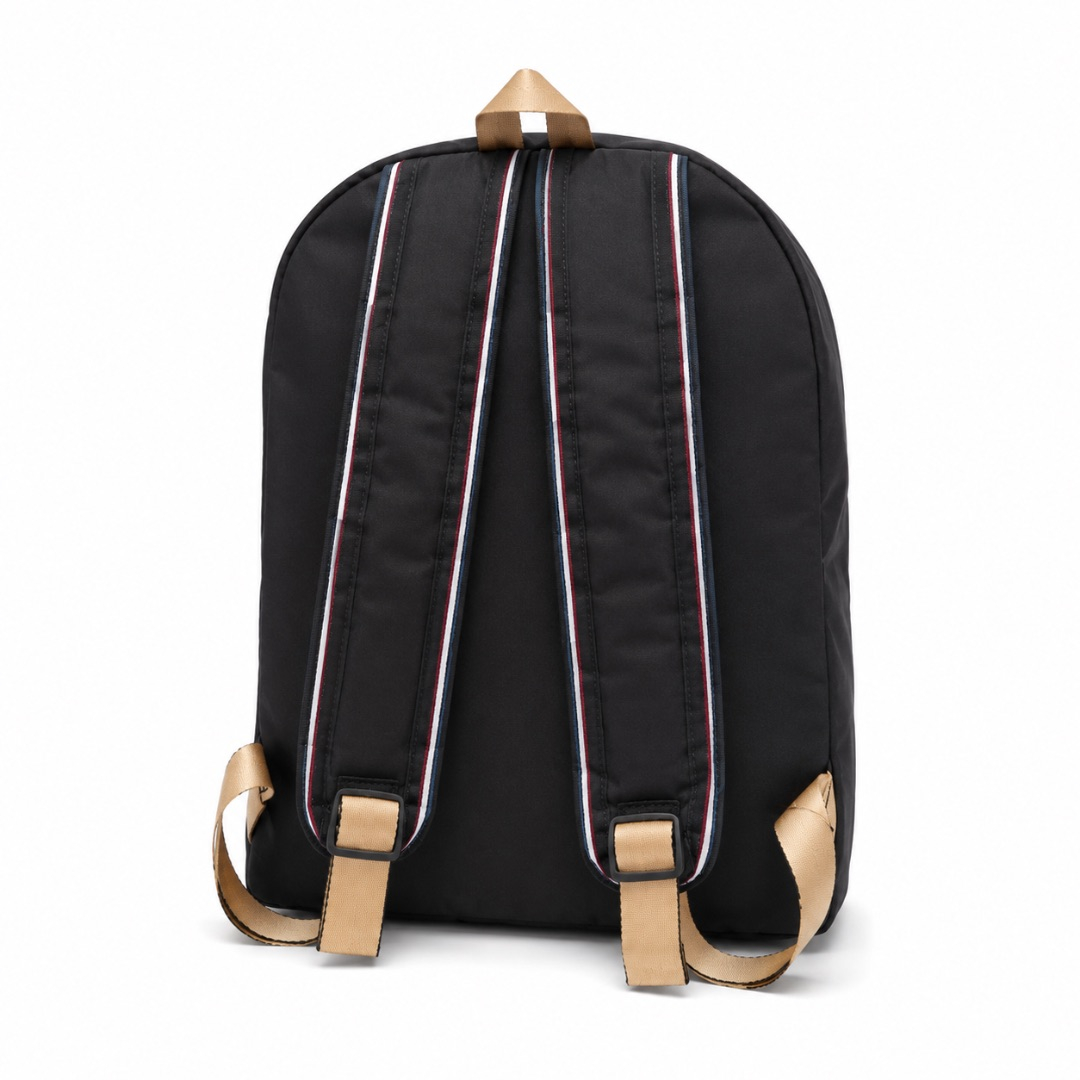 Premium Casual Backpack    Black with Red Accent