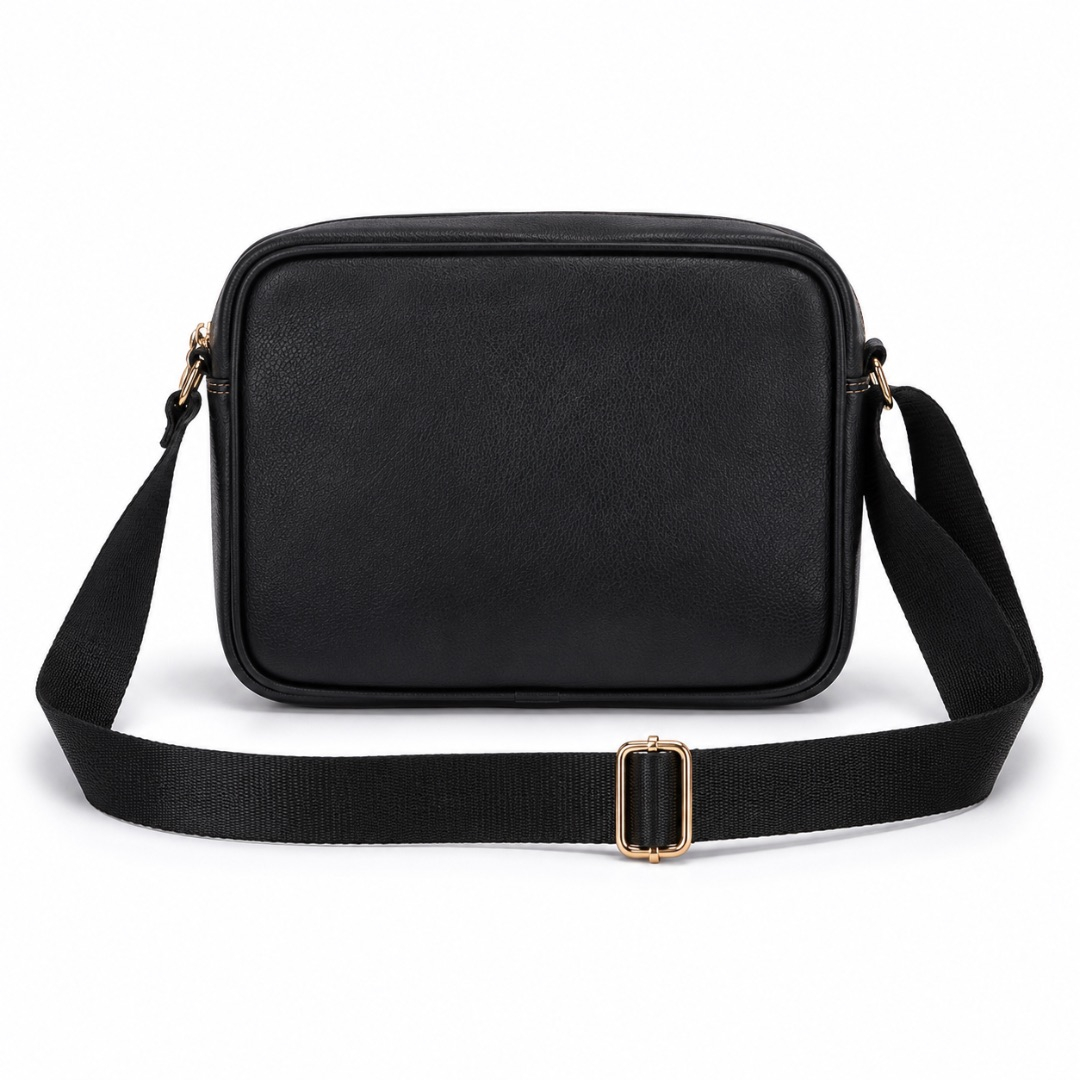 Premium Classic Crossbody Shoulder Bag    Black