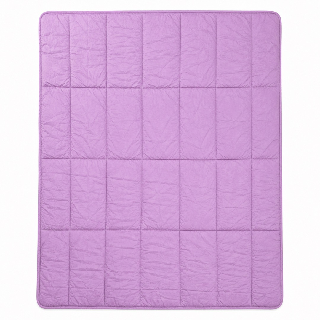 Premium 7 by 6 Quilted Duvet Set     Lavender
