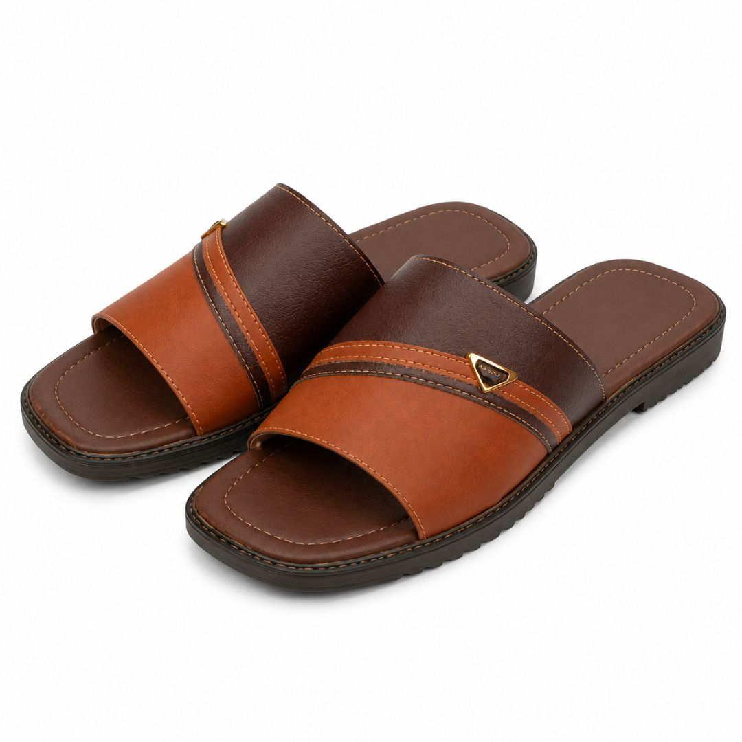 Casual Open Toe Flat Slip On Slippers