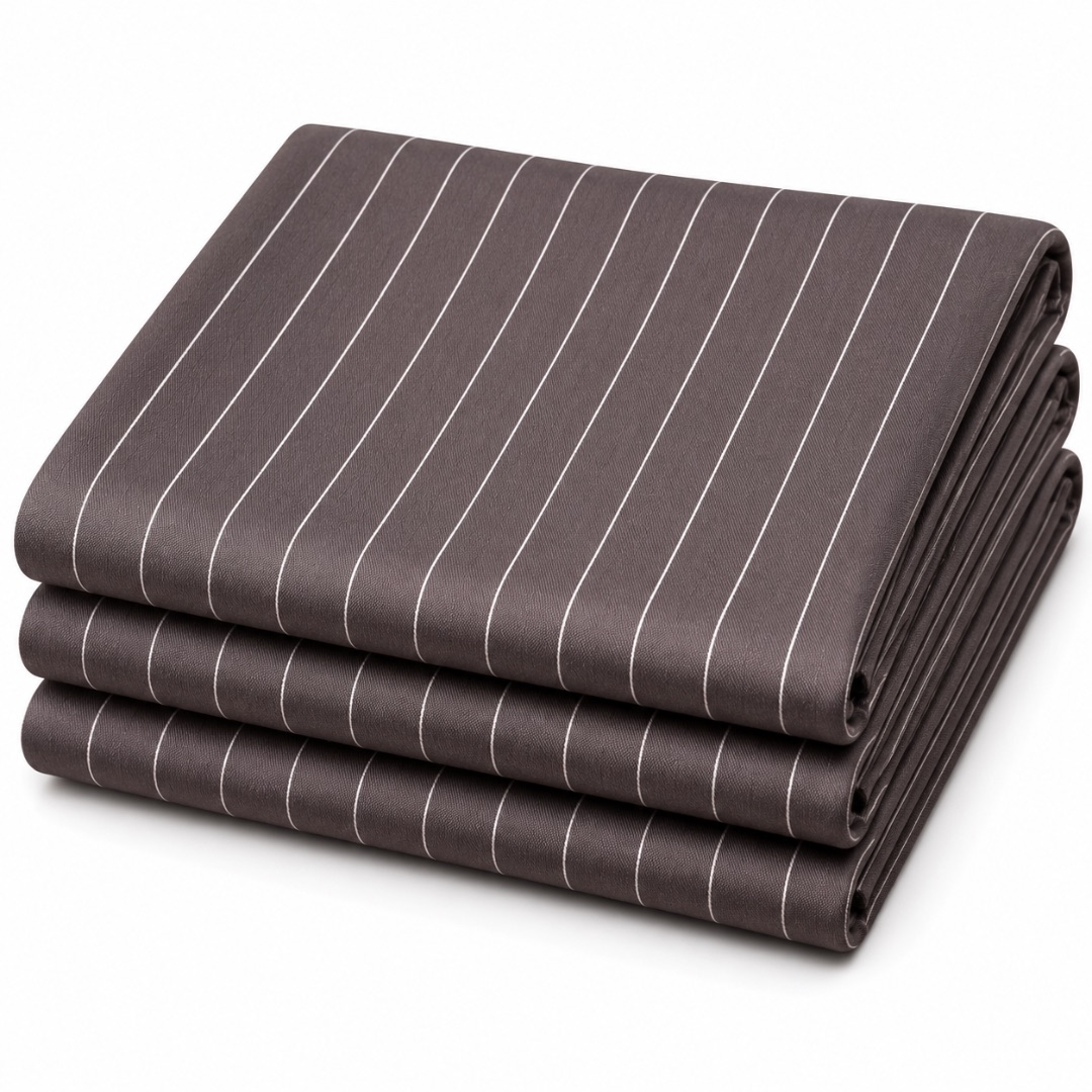 Premium Grey Stripe Fabric