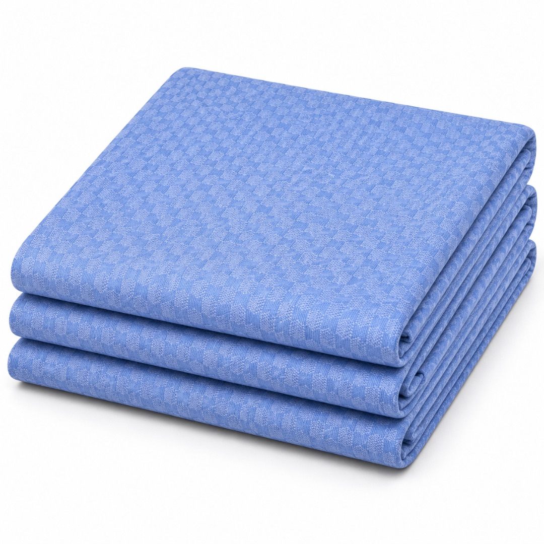 Premium Sky Blue Damask Fabric