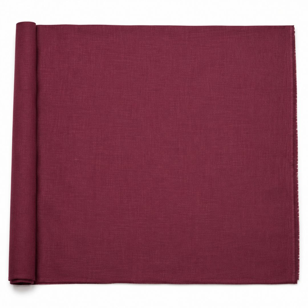 Burgundy Lace Fabric Roll