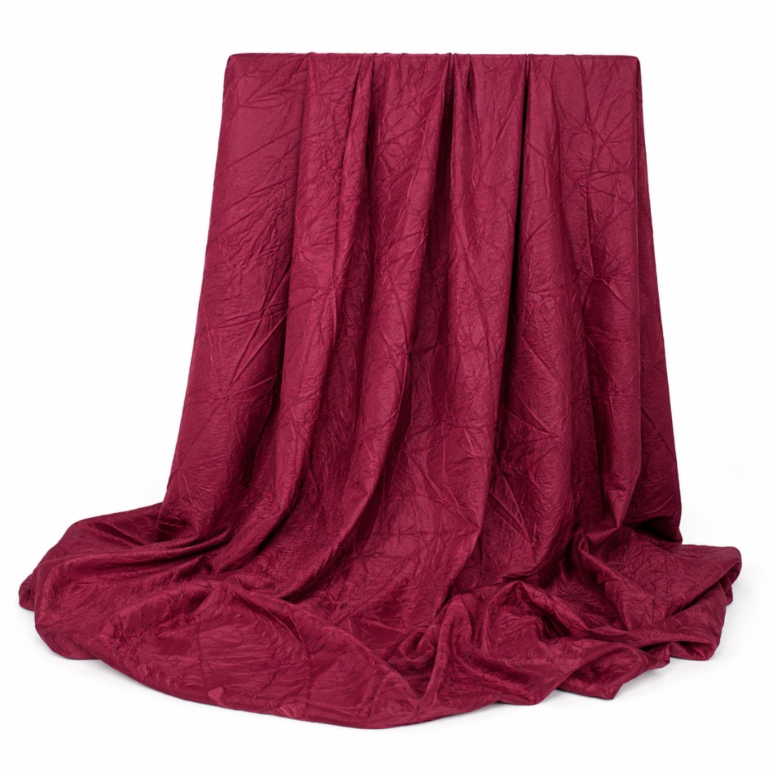 Premium Bedding Fabric     Crinkle Jacquard Finish