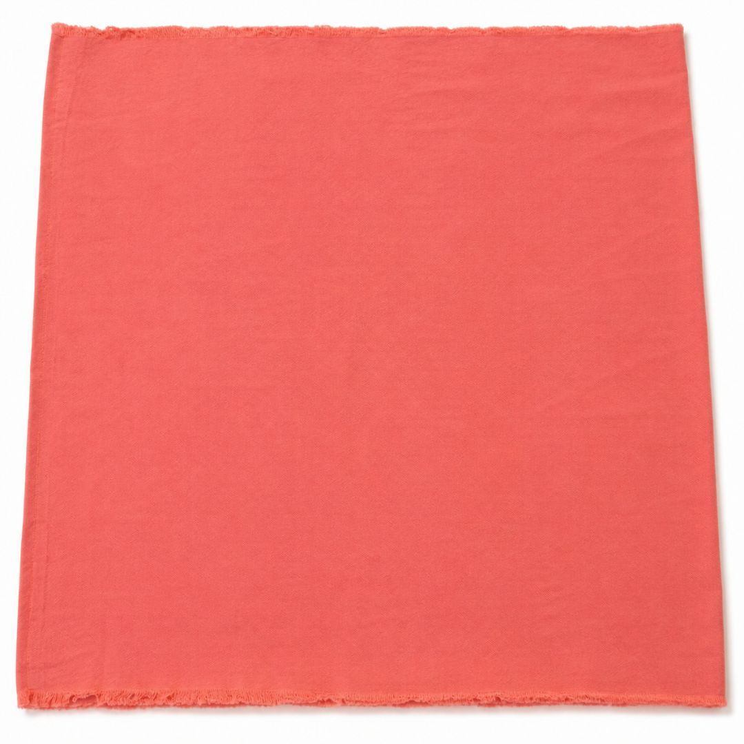 Mist Blue and Coral and Mulberry Jonkoso Fabric