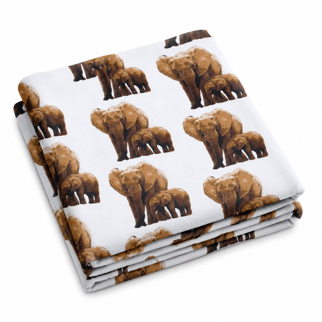 Premium Elephant Print Ishiagu Material