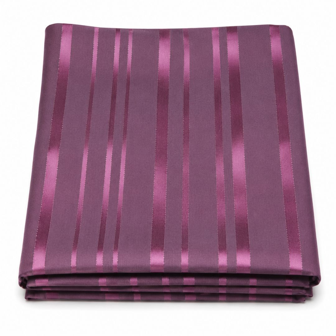 Premium Striped Satin Weave jonkonso Fabric