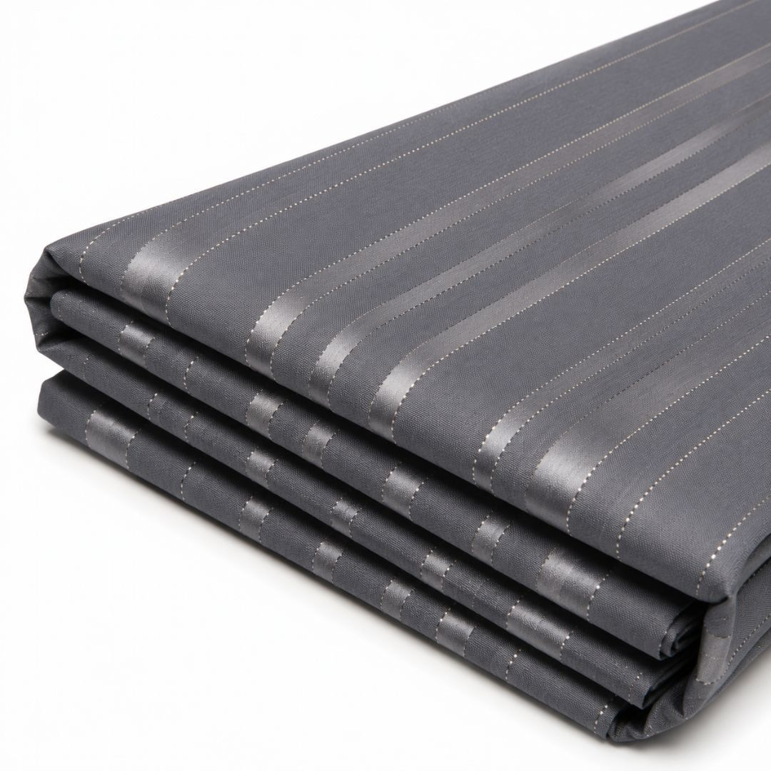 Premium Striped Satin Weave jonkonso Fabric