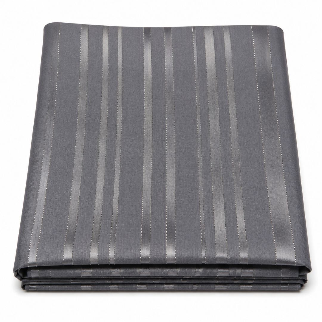 Premium Striped Satin Weave jonkonso Fabric
