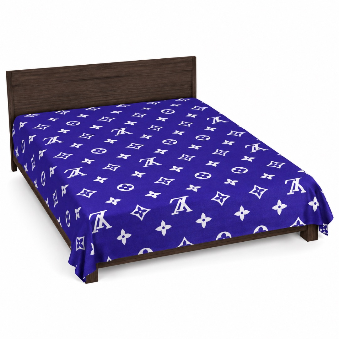 Premium Monogram Print Bedsheet