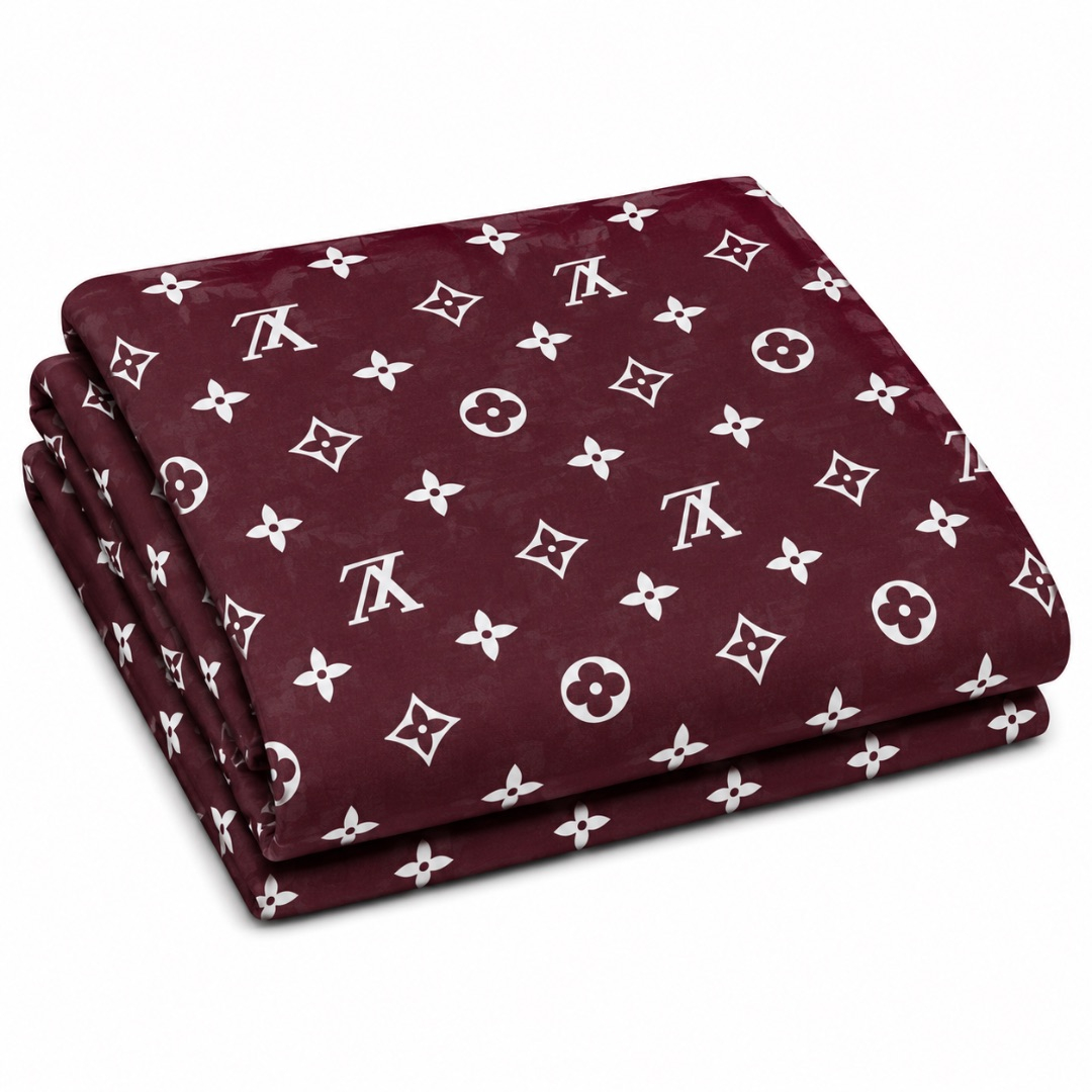 Premium Monogram Print Bedsheet