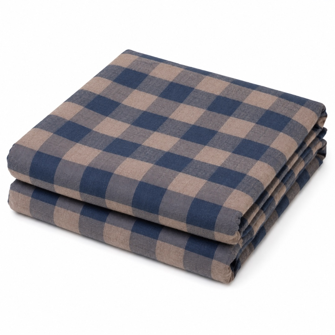 Premium Checkered Cotton Fabric