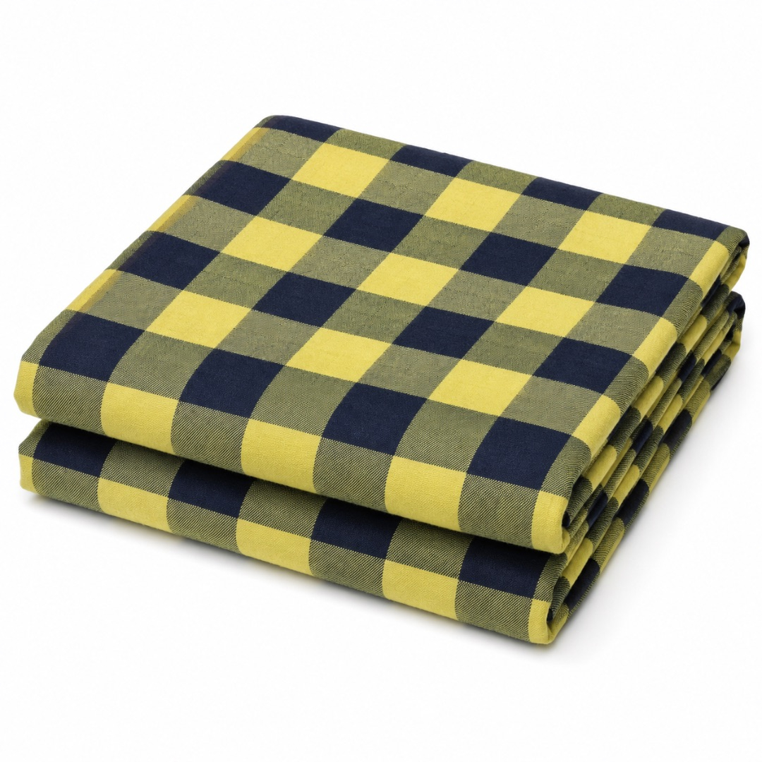 Premium Checkered Cotton Fabric