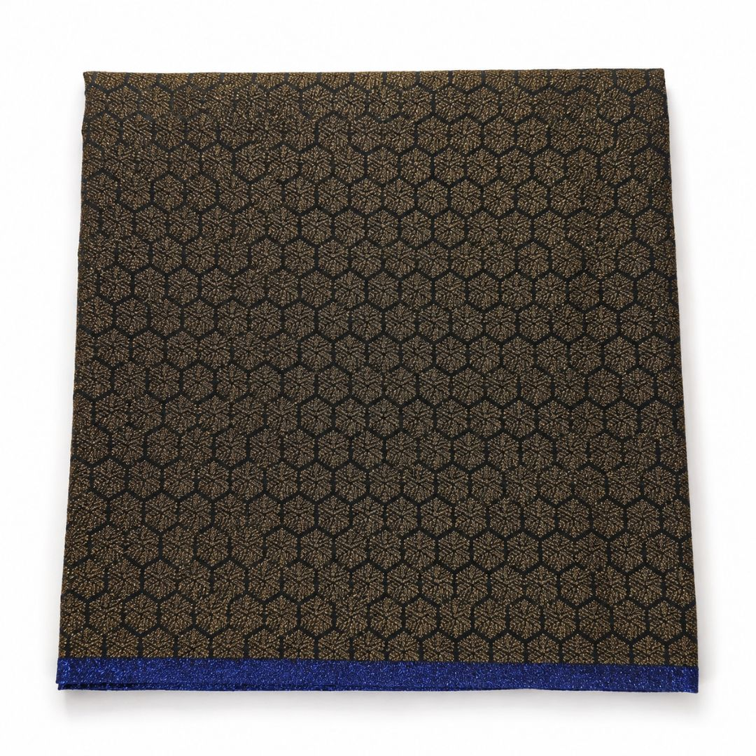 Golden Fancy Beaded Lace Fabric