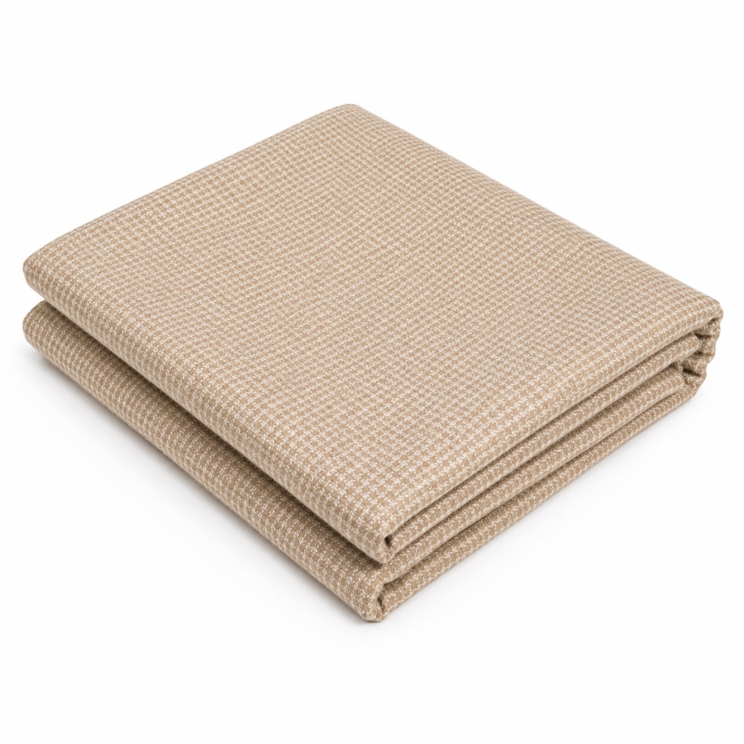 Premium Micro Houndstooth Stock Suiting Fabric