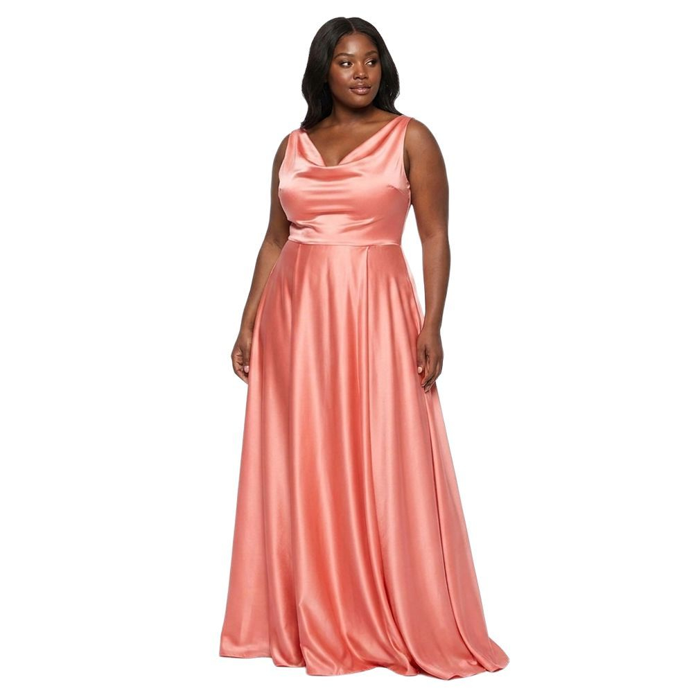 Premium Orange Satin Fabric