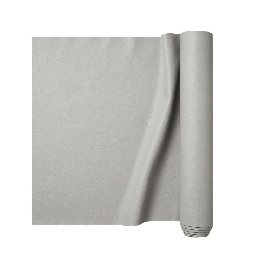 Emerald Green Glossy Textured Leather Fabric