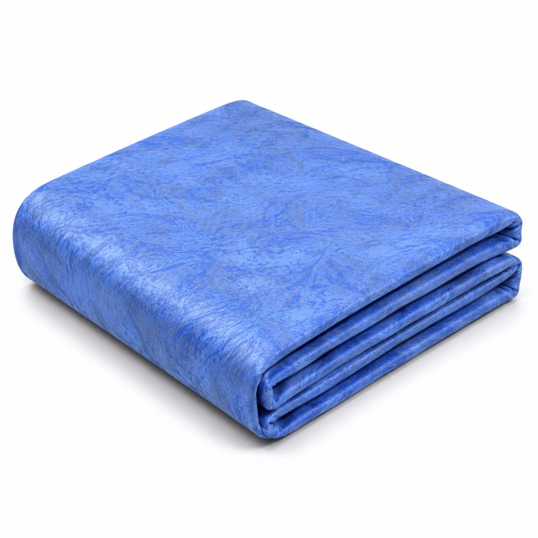 Premium Sky Blue Damask Brocade Fabric Material